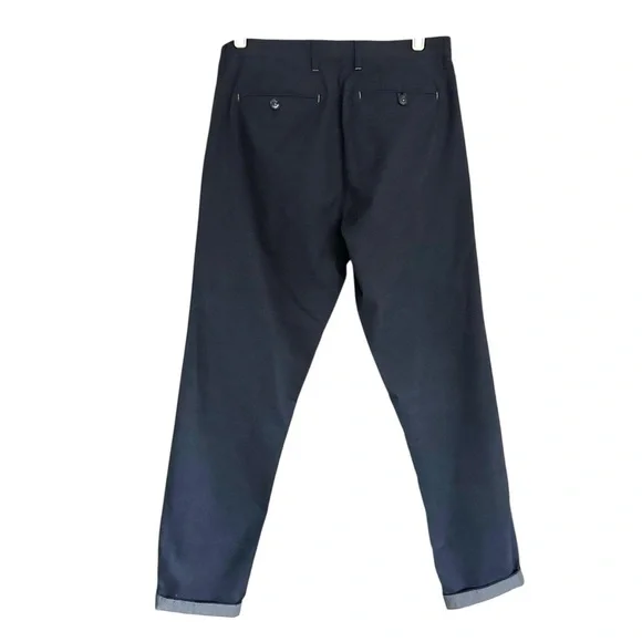 TED BAKER London Navy Cotton Blend Volvek Classic Trouser Pants Career Size 33R - Picture 8 of 16